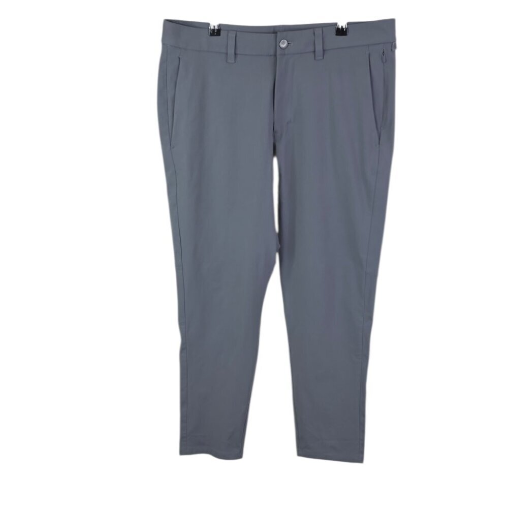 Lululemon Men's Commission Pant Slim *Warpstreme, Grey, Sized 34, Short Inseam